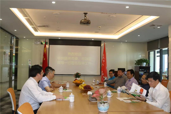 中共贛州市委常委、統(tǒng)戰(zhàn)部長彭業(yè)明等領導一行到訪廣東博皓考察指導-3