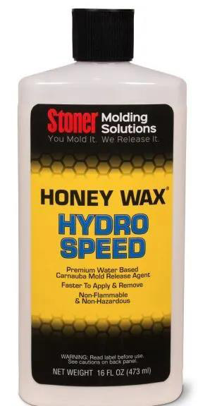 Stoner HoneyWax®Hydro Speed是一種高固含量的水性乳液，不含任何溶劑，旨在代替?zhèn)鹘y(tǒng)的高級(jí)涂蠟作為復(fù)合材料行業(yè)中的脫模劑。