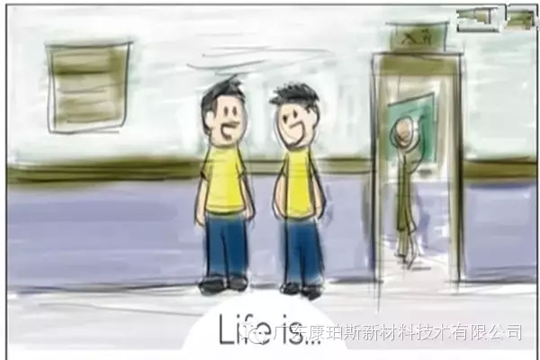 人生就是。。。 和好朋友在教室外面一起罰站