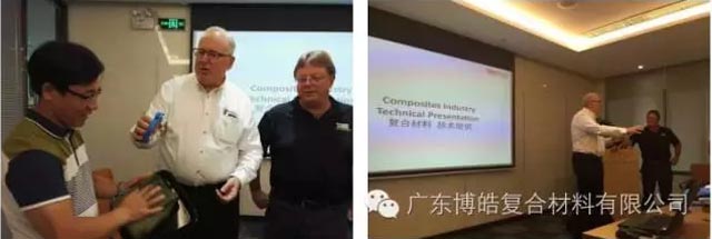 2016年9月7日，廣東博皓復合材料有限公司非常榮幸迎來了美國Stoner公司的代表們，共同慶祝廣東博皓復合材料有限公司與美國Stoner公司達成戰(zhàn)略合作伙伴關系并召開技術交流會